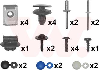 Van Wezel 4035794 - Kit montaggio, Paraurti autozon.pro