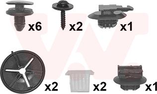 Van Wezel 4035793 - Kit montaggio, Paraurti autozon.pro