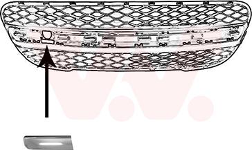 Van Wezel 4020582 - Modanatura decorativa / protettiva, Paraurti autozon.pro