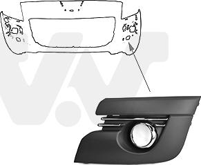 Van Wezel 4076583 - Mostrina, Paraurti autozon.pro