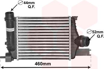 Van Wezel 43004602 - Intercooler autozon.pro