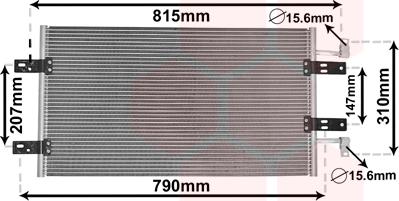 Van Wezel 43005451 - Condensatore, Climatizzatore autozon.pro