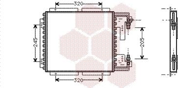 Van Wezel 43005187 - Condensatore, Climatizzatore autozon.pro