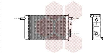 Van Wezel 43006096 - Scambiatore calore, Riscaldamento abitacolo autozon.pro