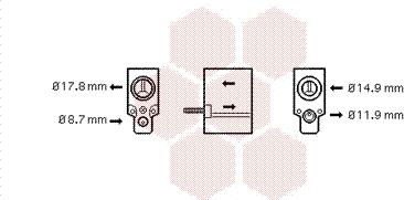 Van Wezel 43001333 - Valvola ad espansione, Climatizzatore autozon.pro