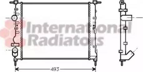 Van Wezel 43002218 - Radiatore, Raffreddamento motore autozon.pro