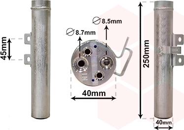 Van Wezel 4300D557 - Essiccatore, Climatizzatore autozon.pro