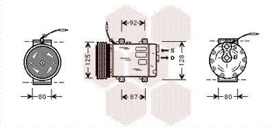 Van Wezel 4300K067 - Compressore, Climatizzatore autozon.pro