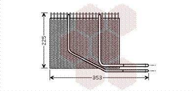 Van Wezel 4300V353 - Evaporatore, Climatizzatore autozon.pro