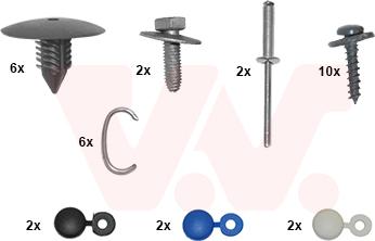 Van Wezel 4317794 - Kit montaggio, Paraurti autozon.pro