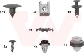 Van Wezel 4317796 - Kit montaggio, Parafango autozon.pro