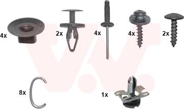 Van Wezel 4317793 - Kit montaggio, Paraurti autozon.pro