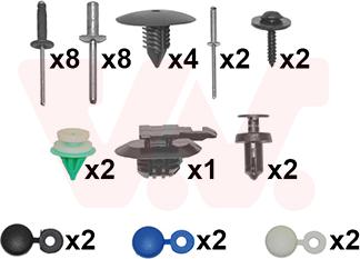 Van Wezel 4331794 - Kit montaggio, Paraurti autozon.pro