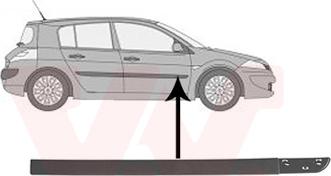 Van Wezel 4327424 - Modanatura decorativa / protettiva, Portiera autozon.pro