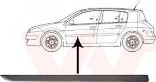 Van Wezel 4375423 - Modanatura decorativa / protettiva, Portiera autozon.pro