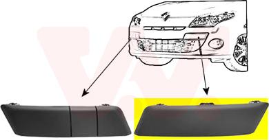 Van Wezel 4377581 - Mostrina, Paraurti autozon.pro