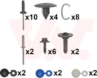 Van Wezel 4377794 - Kit montaggio, Paraurti autozon.pro