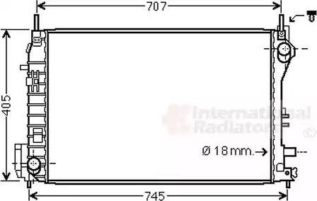 Van Wezel 47002077 - Radiatore, Raffreddamento motore autozon.pro