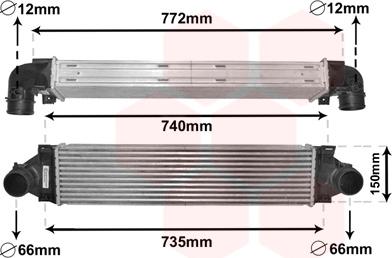 Van Wezel 59004173 - Intercooler autozon.pro