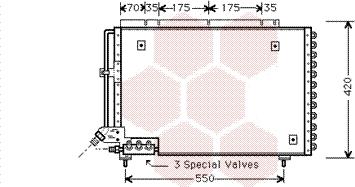 Van Wezel 59005082 - Condensatore, Climatizzatore autozon.pro