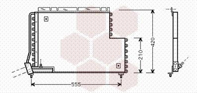 Van Wezel 59005131 - Condensatore, Climatizzatore autozon.pro