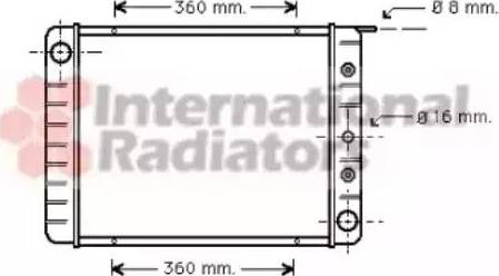 Van Wezel 59002003 - Radiatore, Raffreddamento motore autozon.pro