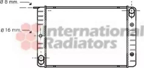 Van Wezel 59002014 - Radiatore, Raffreddamento motore autozon.pro