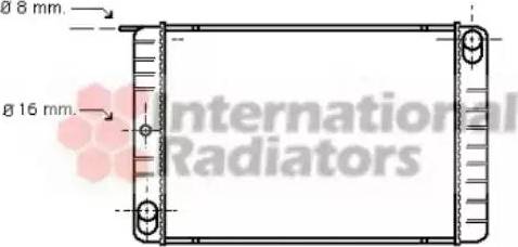 Van Wezel 59002013 - Radiatore, Raffreddamento motore autozon.pro