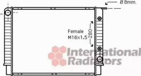 Van Wezel 59002147 - Radiatore, Raffreddamento motore autozon.pro