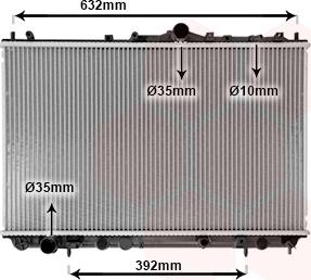 Van Wezel 59002124 - Radiatore, Raffreddamento motore autozon.pro