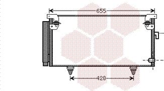 Van Wezel 51005073 - Condensatore, Climatizzatore autozon.pro