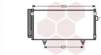 Van Wezel 51005077 - Condensatore, Climatizzatore autozon.pro