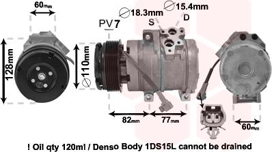 Van Wezel 5100K101 - Compressore, Climatizzatore autozon.pro