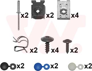 Van Wezel 5894793 - Kit montaggio, Paraurti autozon.pro