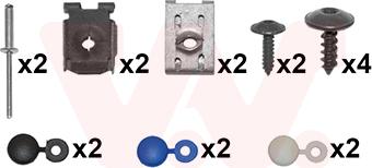 Van Wezel 5863793 - Kit montaggio, Paraurti autozon.pro