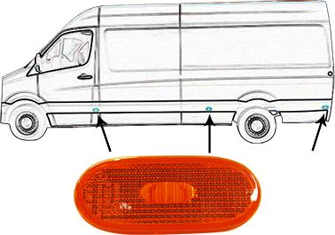 Van Wezel 5862915 - Luce demarcazione laterale autozon.pro