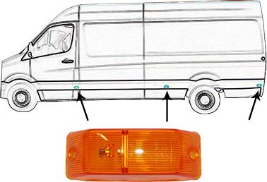 Van Wezel 5862975 - Luce demarcazione laterale autozon.pro