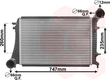 Van Wezel 58004268 - Intercooler autozon.pro