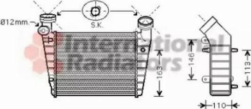 Van Wezel 58004216 - Intercooler autozon.pro