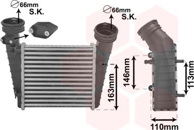 Van Wezel 58004238 - Intercooler autozon.pro