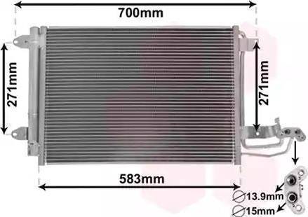 Parts-Mall PXNCT-001 - Condensatore, Climatizzatore autozon.pro