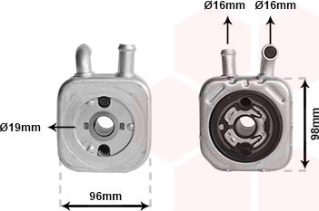 Van Wezel 58003082 - Radiatore olio, Olio motore autozon.pro