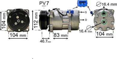 Van Wezel 5800K288 - Compressore, Climatizzatore autozon.pro