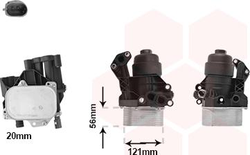 Van Wezel 58013724 - Radiatore olio, Olio motore autozon.pro