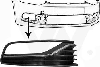 Van Wezel 5814494 - Griglia di ventilazione, Paraurti autozon.pro