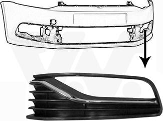 Van Wezel 5814493 - Griglia di ventilazione, Paraurti autozon.pro