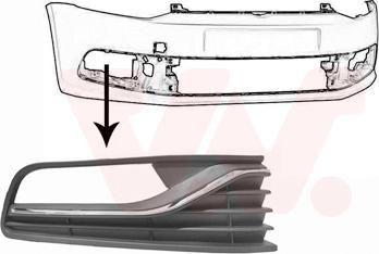 Van Wezel 5814594 - Griglia di ventilazione, Paraurti autozon.pro