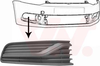 Van Wezel 5814596 - Griglia di ventilazione, Paraurti autozon.pro