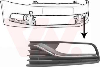 Van Wezel 5814593 - Griglia di ventilazione, Paraurti autozon.pro