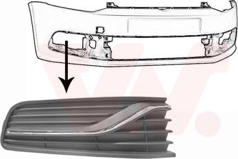 Van Wezel 5814592 - Griglia di ventilazione, Paraurti autozon.pro